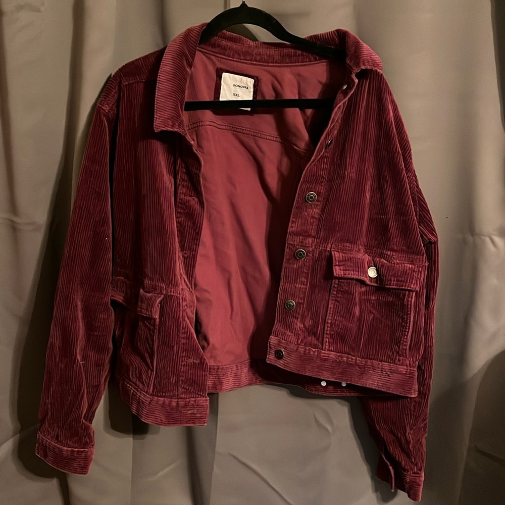 Maroon jacket
